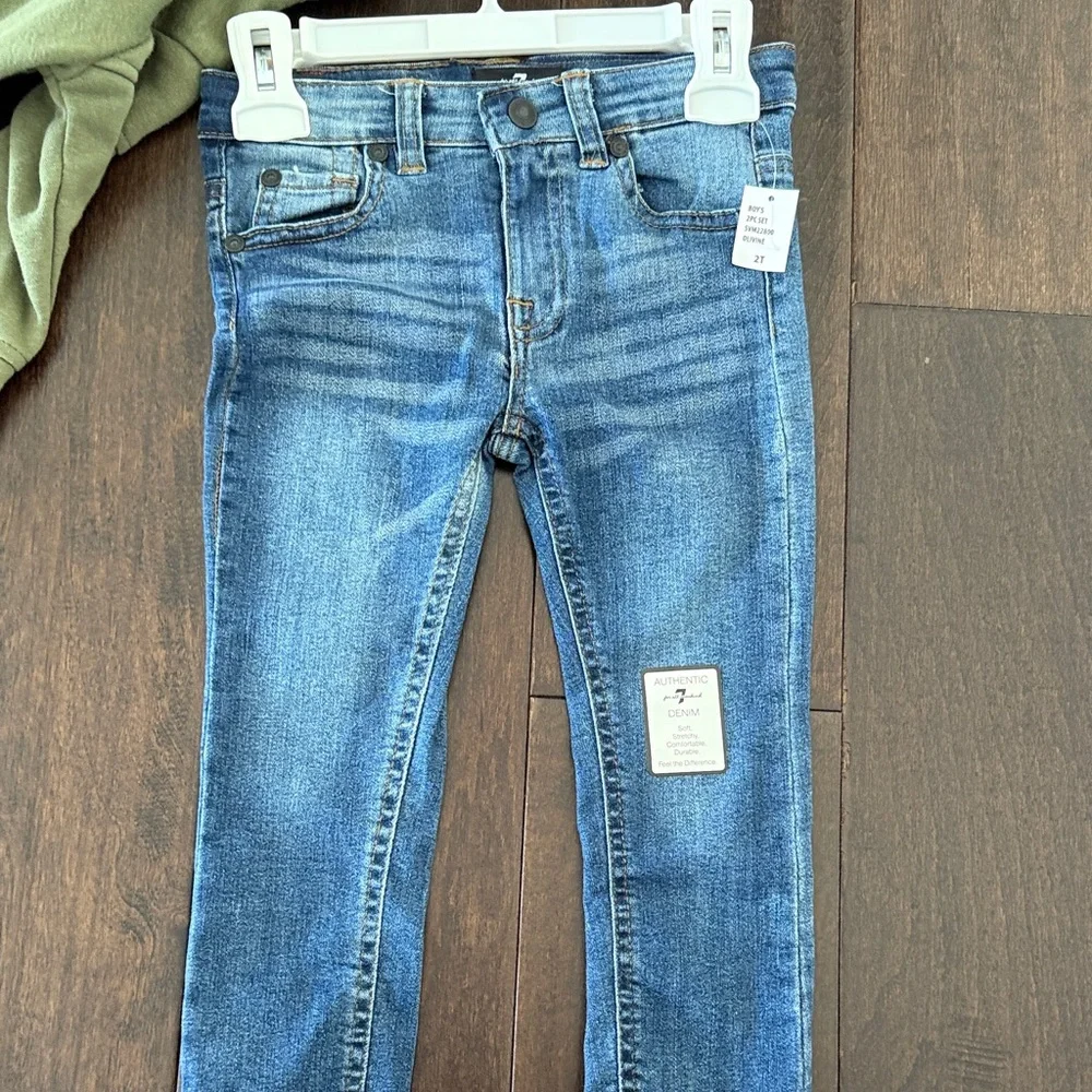 7 For All Mankind cozy olive